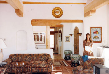 adobe residence interior