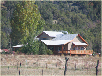 Holistic solar adobe residence in Southwest Colorado