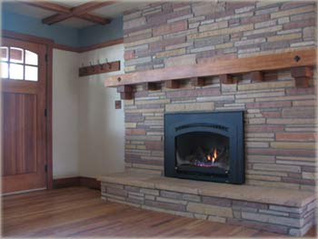 high efficiency craftsman fireplace