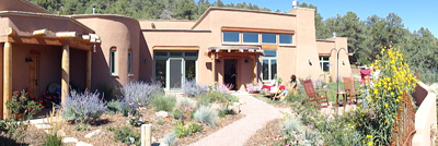 ecological passive solar design with double wide pressed adobe