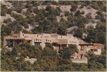 Passive solar adobe & wood frmae publo style residence in