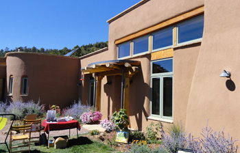 Double CEB wall with natural insulation between. Highest judges score in its category for 2010 tour of houses competition