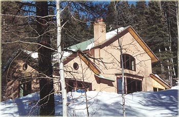 natural passive solar straw bale residence at 9000’ elevation