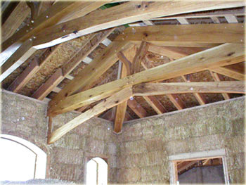 straw bale wall detail